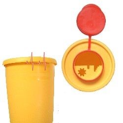 Zeige Details für Kanülenabwurfbehälter  Bild von Kanülenabwurfbehälter