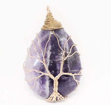 Zeige Details für Anhänger Heilstein mit Lebensbaum Bild von Anhänger Heilstein mit Lebensbaum