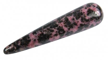 Zeige Details für Massagestab Rhodonit Bild von Massagestab Rhodonit